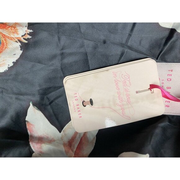 $675 Ted Baker Leather Jacket Furrly  Shearling Trim SIZE 2 US 6 Detached Sleeve - Picture 5 of 14